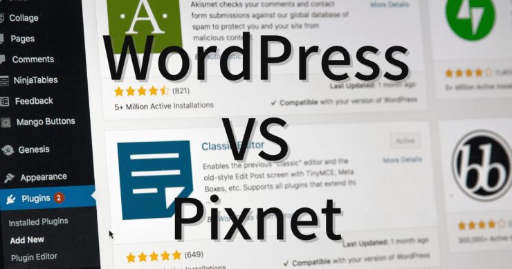 WordPress VS Pixnet