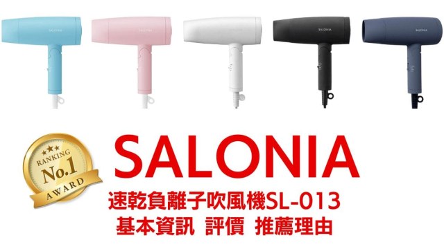 SALONIA速乾負離子SL-013 日本銷售排行榜