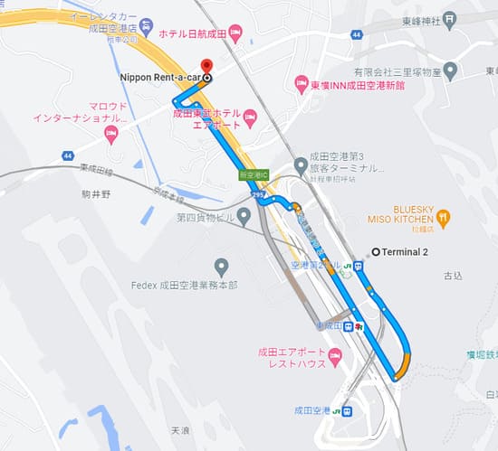 Nippon Rent-a-car租車成田機場