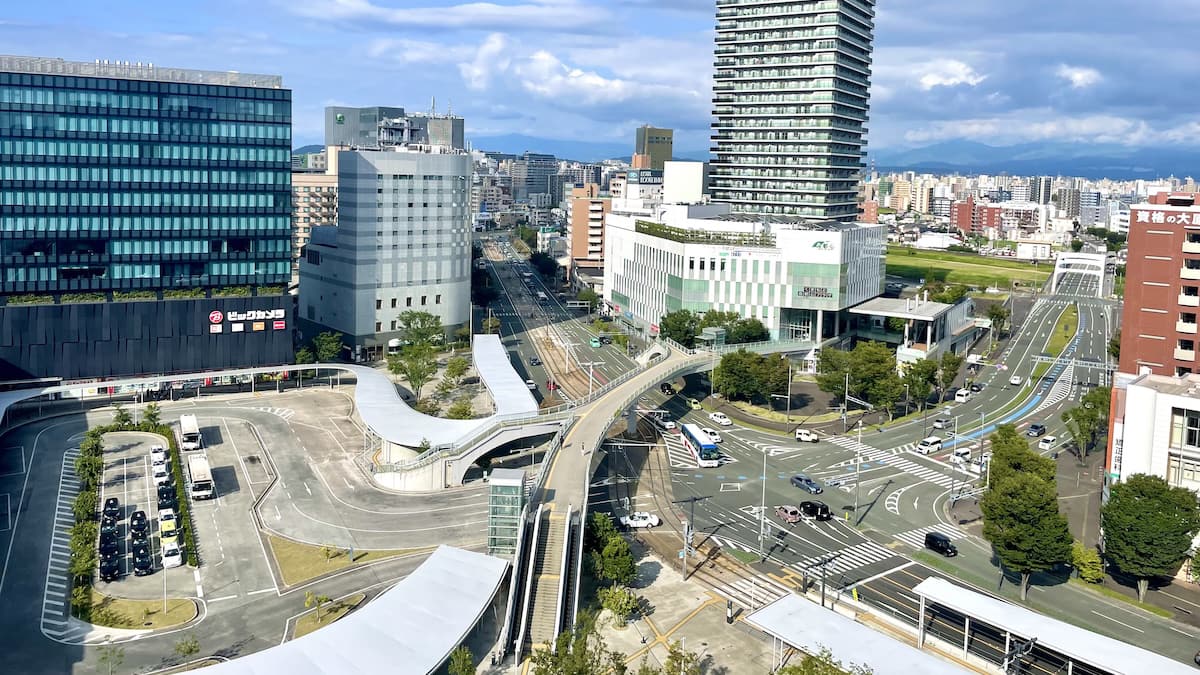 JR熊本車站附近