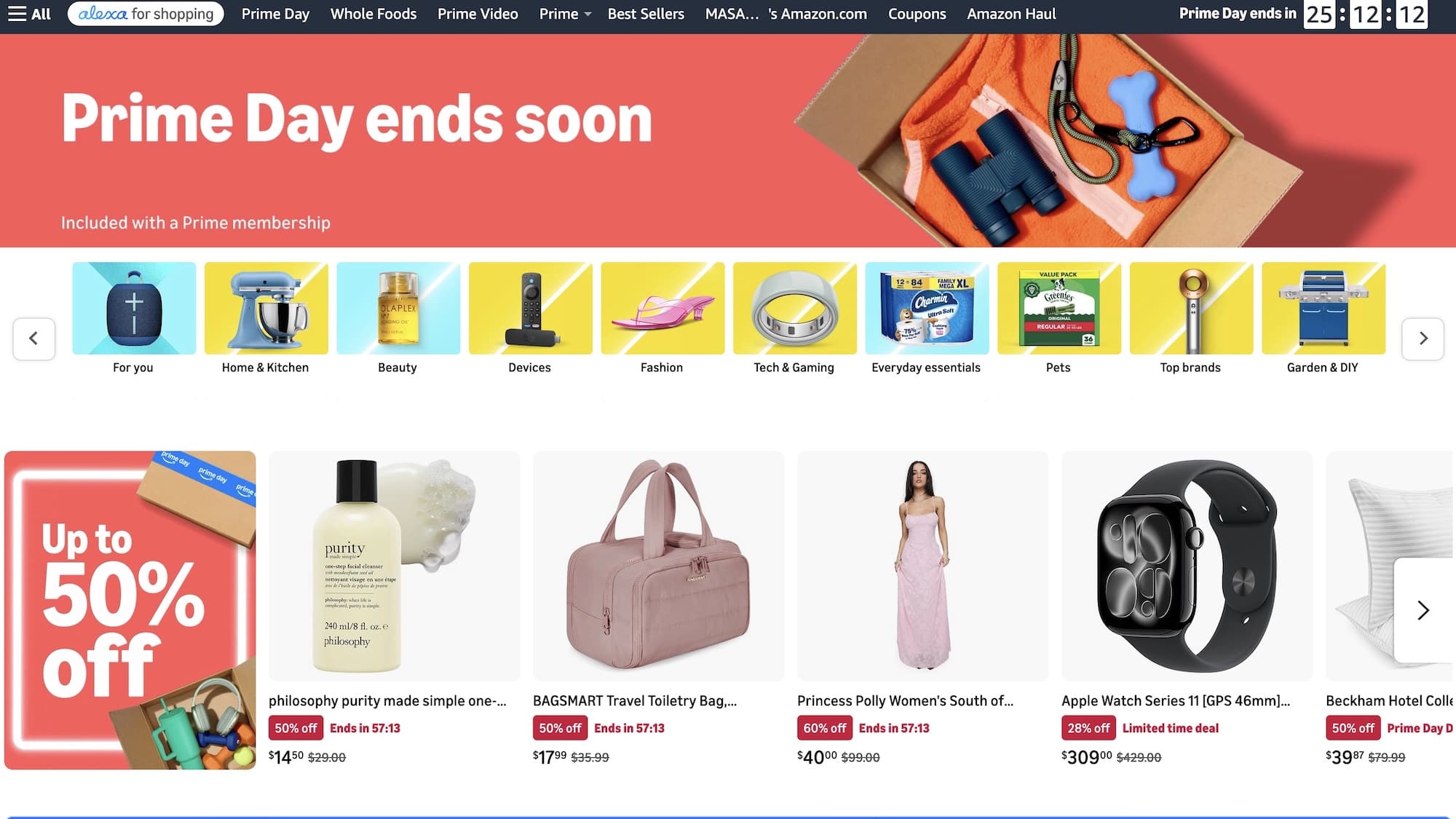 Prime Day End Soon