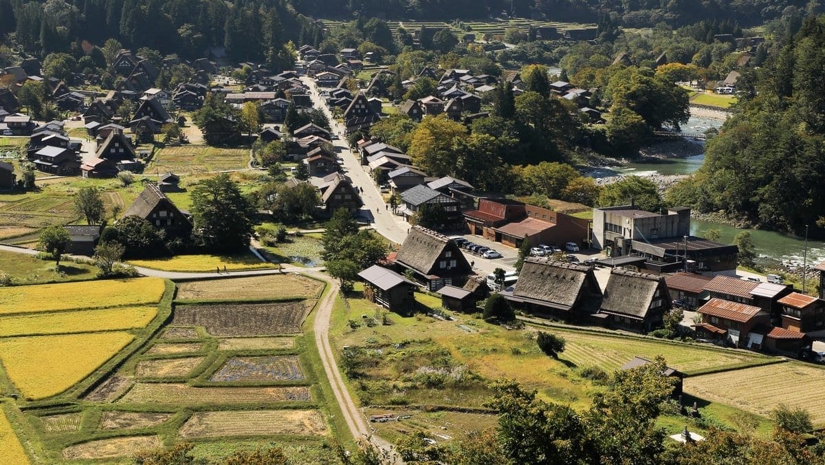 白川鄉 合掌村與田園