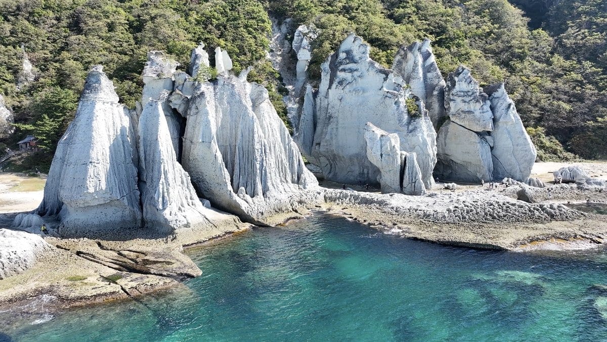 佛浦 白色的岩石海岸
