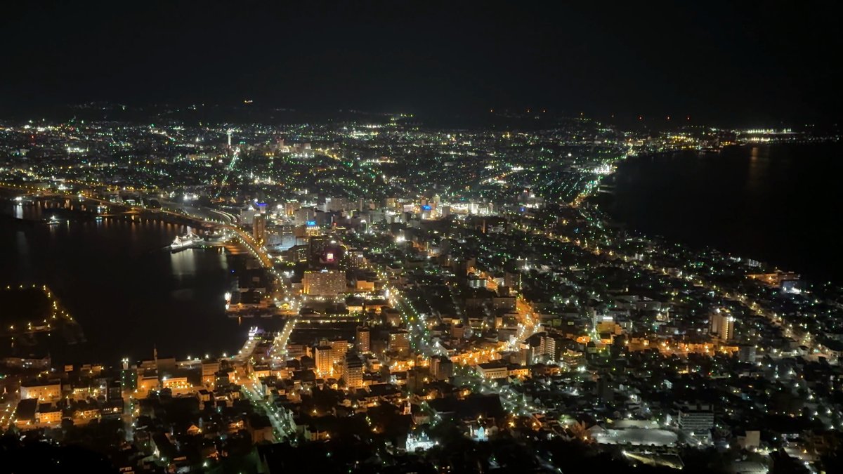 函館山的夜景(Masa拍攝)