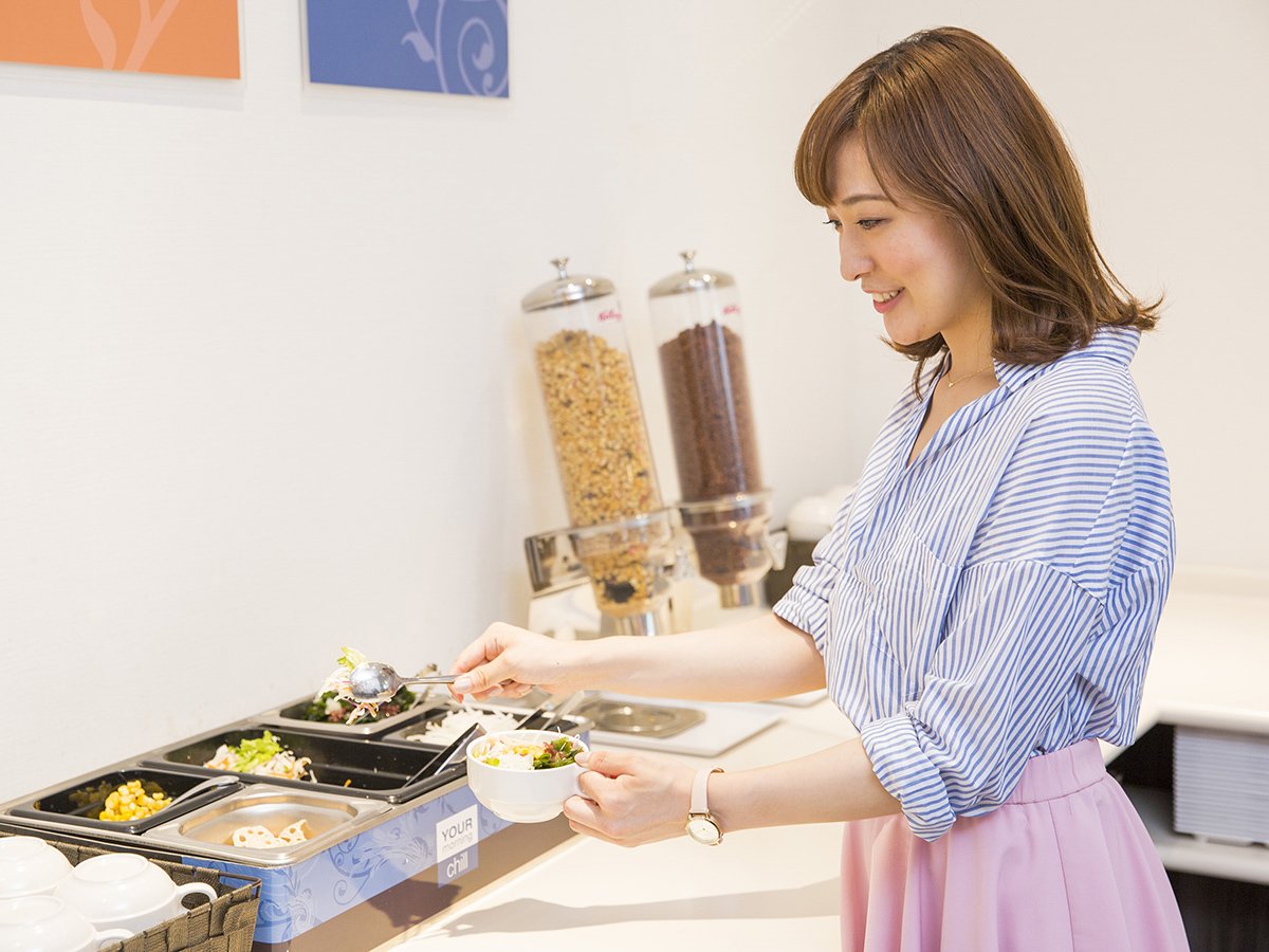 Comfort Hotel 東京神田的早餐