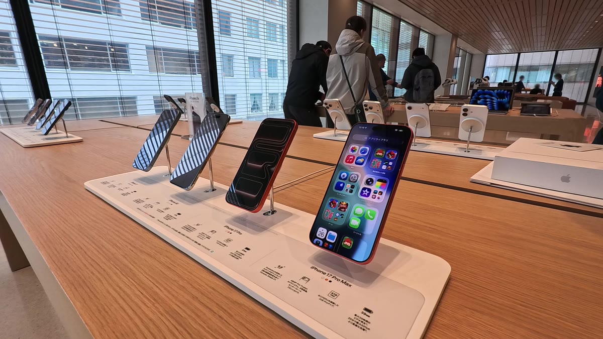 Apple 銀座的iPhone