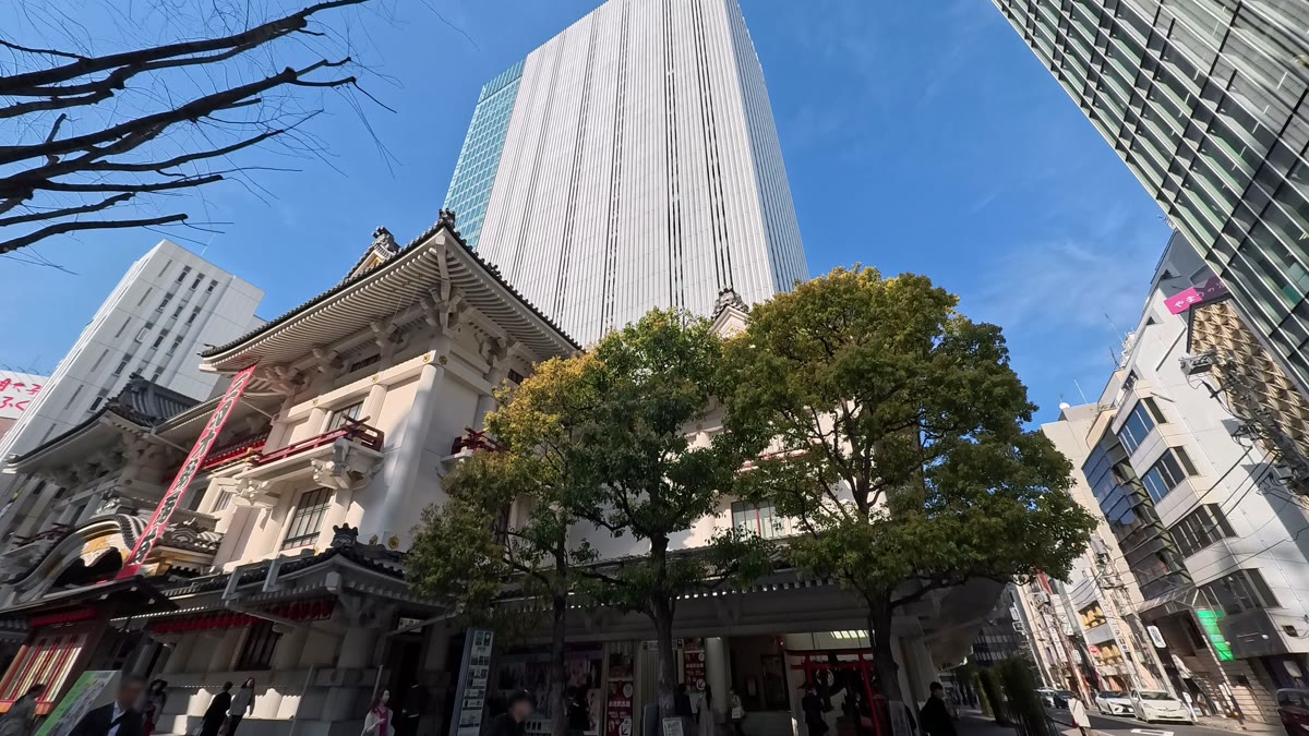 歌舞伎座後面的歌舞伎座大樓