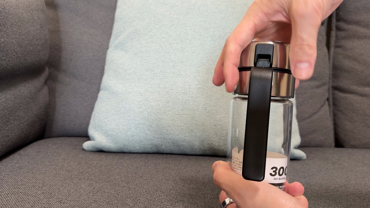 CB JAPAN 耐熱玻璃油瓶 300ml（Masa 實際使用的照片）