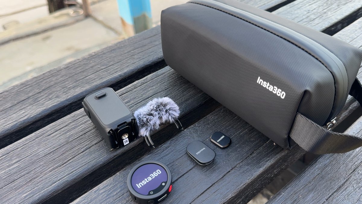 Insta360 無線麥克風 Mic Pro（Masa 實際使用的照片）