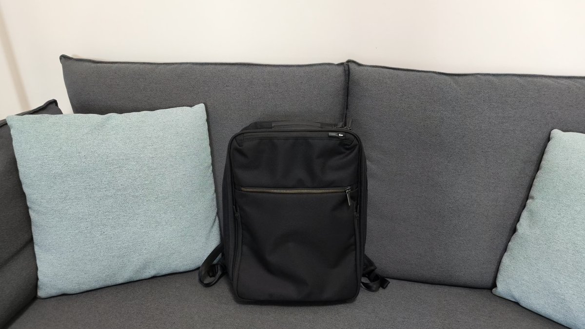 ace 商務後背包 Gadgetable R（Masa 實際使用的照片）