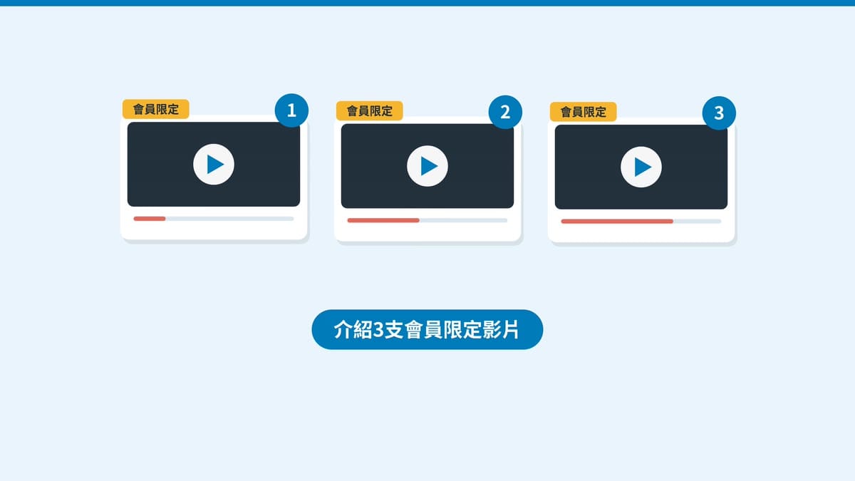 3支會員限定影片