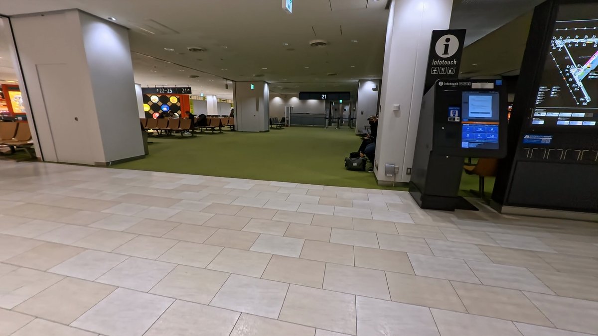 清晨的羽田機場